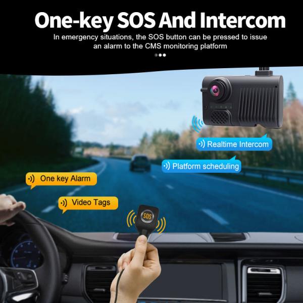 4G Two-Way Talk Car DVR Adas DMS Vehicle Mdvr Balck Box
