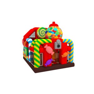 Factory Inflatable Bouncy House With Slide Candy Inflatable Combo