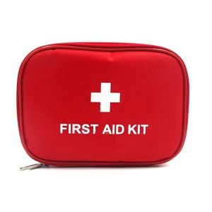 China Waterproof Emergency bag first aid kit strong EVA PU Fabric Bag in Red on sale
