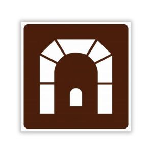 Traffic Road Aluminum Photoluminescent Signage For Tunnel