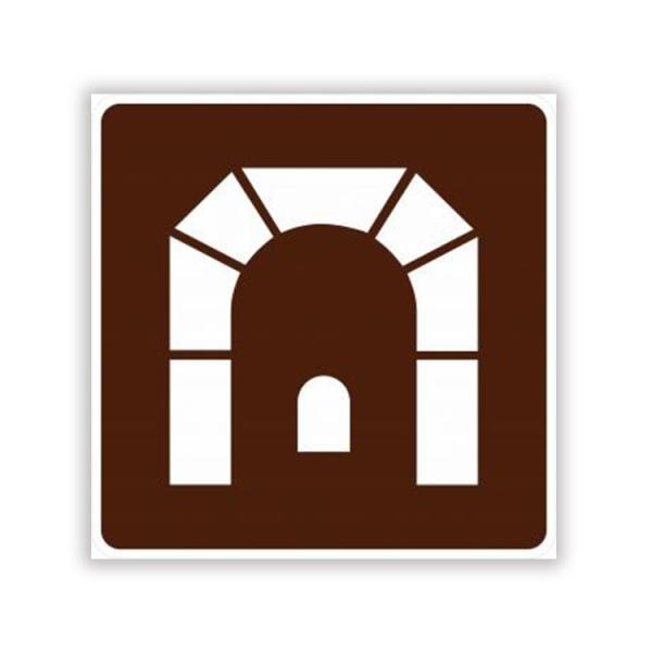 Traffic Road Aluminum Photoluminescent Signage For Tunnel