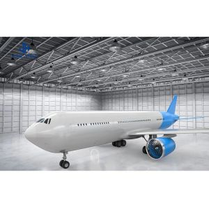 Seismic and Wind Resistant High Rise Hangar with Q235/Q345B Steel Structure