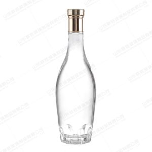 China Industrial Acceptable OEM/ODM Glass Wine Bottle with Spray on sale