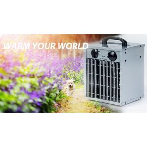 Waterproof IPX4 Industrial Electric Air Heater Adjustable Temperature Control