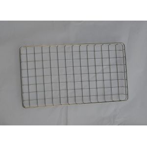 Customized 304 Stainless Steel 30mm Holes Wire Mesh Tray 60cm X 40cm