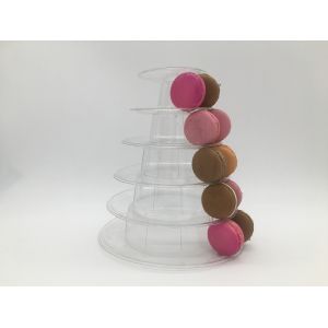 Disposable Plastic 10 Tier Macaron Tower For Cake