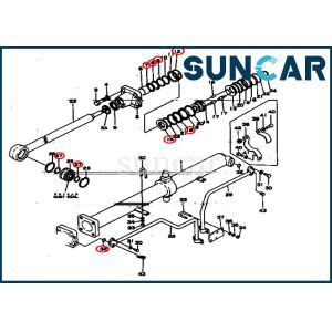 Machinery Sealing 130-63-05070 Cylinder Seal Repair Kits For Bulldozer Komatsu