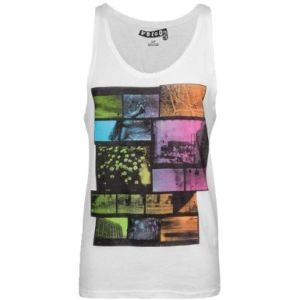 Quality Eco-Friendly Printed Mens Casual Tops With Sleeveless , Cotton Material for sale