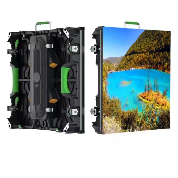 Lightweight Giant Series 500x500mm Rental LED Screen 3840Hz Removable Power Box