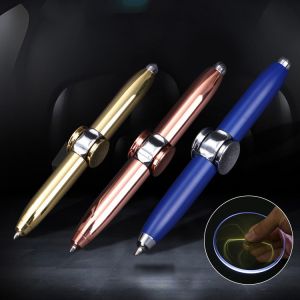 Quality Multi-function Gel-Ink Fidget Spinner Pen Cube for Office Creative Anti-stress Toy for sale