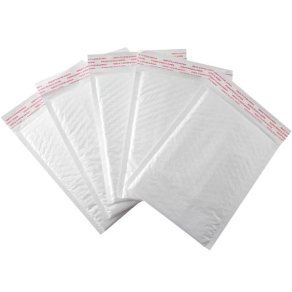 Lightweight Hot Melt Adhesive White Pearlescent Envelopes