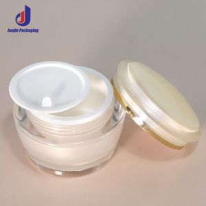 Acrylic Collar Material 20ml Airless Bottle for Cosmetic Packaging and Skin Care