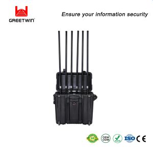 20AH LiFePO4 Mobile Phone Signal Jammer Pelican 1440 Reception Blocker