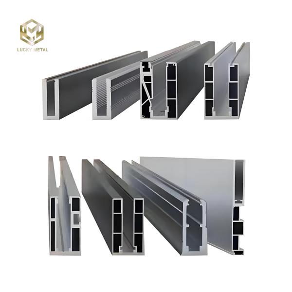 Buy 10mm Thick Laminated Glass Aluminum Fence Panels Weatherproof Design at wholesale prices