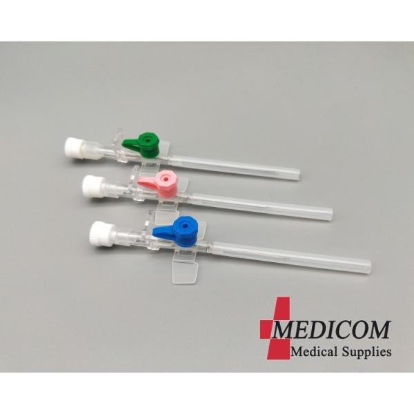 cheape good quality iv cannula catheter with injection port and wings 14G 16G 18G 20G 22G 24G 26G sterile by eo gas