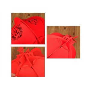 30*7cm Groove Patterns Chinese Festival Felt Celebration Paper Lantern