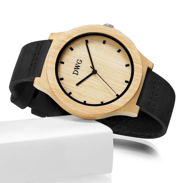 Buy Portable Handcrafted Original Wood Watch , Auto Date Miyota Quartz Watch at wholesale prices