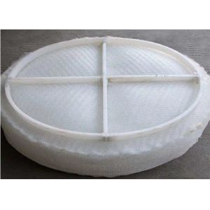 Round Shape PP PTFE Plastic Mesh Pad Mist Eliminator Customizable