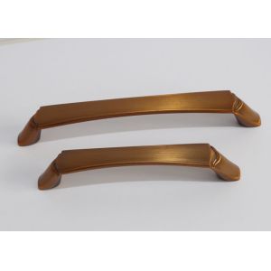 Quality Zinc Alloy Modern Cabinet Kitchen Drawer Wardrobe Furniture Pull Handles in coffee bronze color for sale