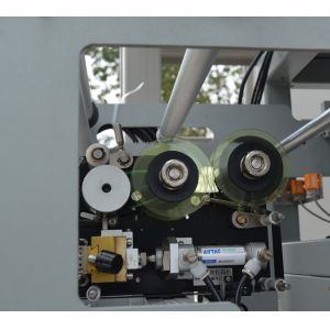 PLC Control Bag Sealing Machine , Stainless Steel Biscuit Packing Machine