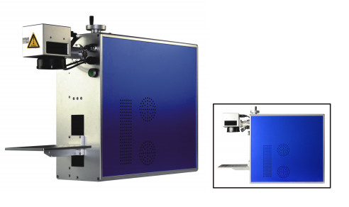 Buy Protable Optical Fiber Laser Marking Machine Desktop Aluminum Alloy at wholesale prices