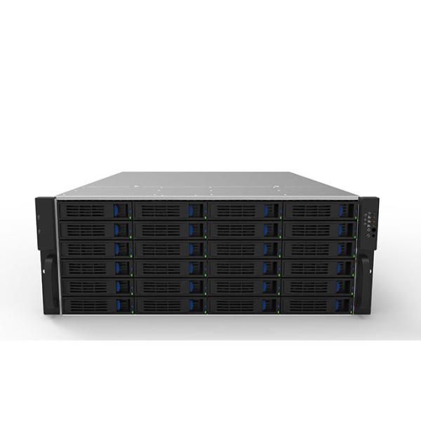 24 Bay Server Case Hot Swap, 4U Rackmount Server Case With 24 Hot-Swappable SATA