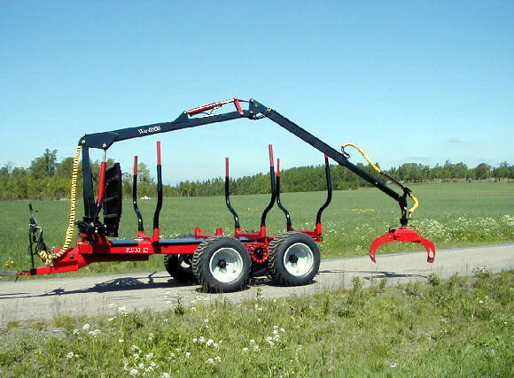 Buy ZM10006 Log trailer crane for forestry industry at wholesale prices