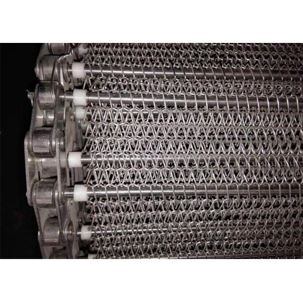Buy Steam Bread baking Oven 304 Stainless Steel Spiral Mesh Belt at wholesale prices