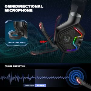 2.2m ONIKUMA K10 Pro Noise Cancelling Gaming Headphones