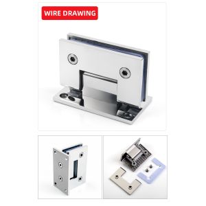 Modern Design Style SS304 Soft Close Shower Hinge for H 90 degree Bathroom Glass