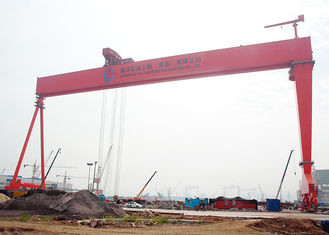 Shipbuilding Travelling Gantry Crane Electric Q235 Q345 Steels Heavy Lifting