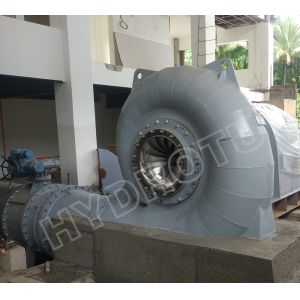 Horizontal Shaft Stainless Steel Francis Water Turbine For Capacity Below 20MW
