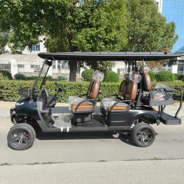 Sightseeing 6 Seat Lectric Lifted Golf Cart Free Shipping 4 Wheel Drive 4 Seat Club Buggy