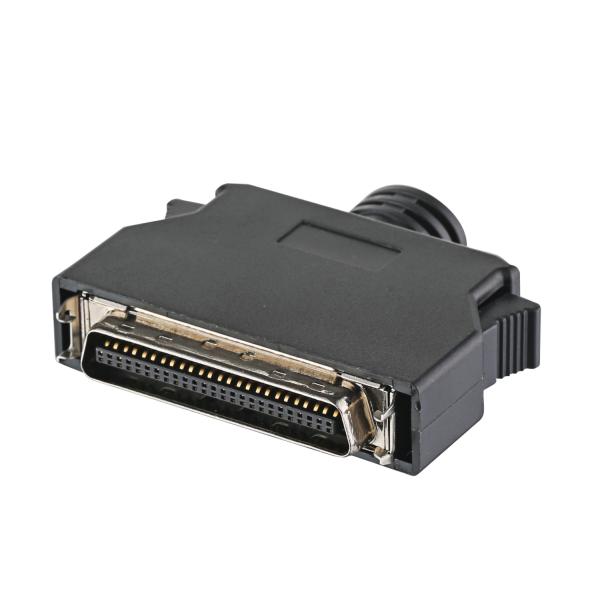 3M Male Straight 50 Pin SCSI Connector 2.54mm Pitch Solder Type Cable Mount