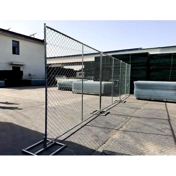 Buy 6x10ft Removable Silvery White Chain Link Temporary Fence at wholesale prices