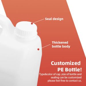 Rectangle Hdpe Plastic Cooking Oil Bottle Food Grade peanut oil bottle