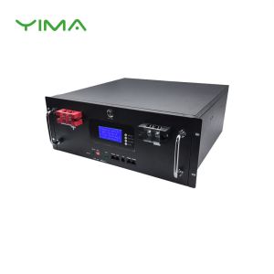 100A 48V 200Ah Rack Mount Lifepo4 Battery For Solar System OEM ODM