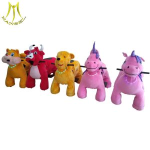 Hansel amusement park stuffed animal cartoon walking animal mall rides