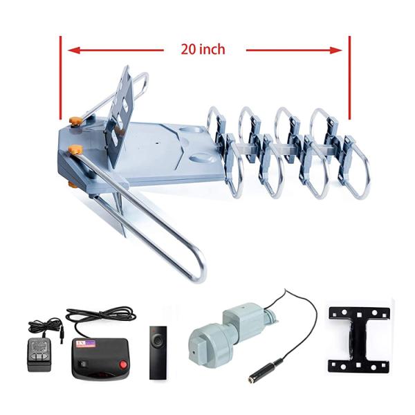 360 Degree Rotation VHF UHF Satellite Hdtv Rotor Wireless Hd Digital Outdoor Tv Antenna