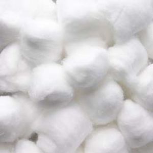 Consumable Small Cotton Balls , Soft Cotton Balls Natural Materials Degreasing