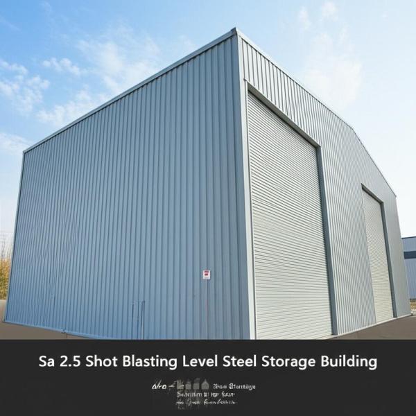 Sa 2.5 Shot Blasting Level Steel Storage Building The Perfect Storage Solution