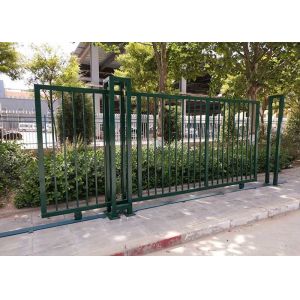 H2.5m Powder Coated Sliding Door Garden Metal Fencing