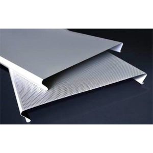15mm-35mm Aluminum Ceiling Sheets For Gas Station Beveled Edge