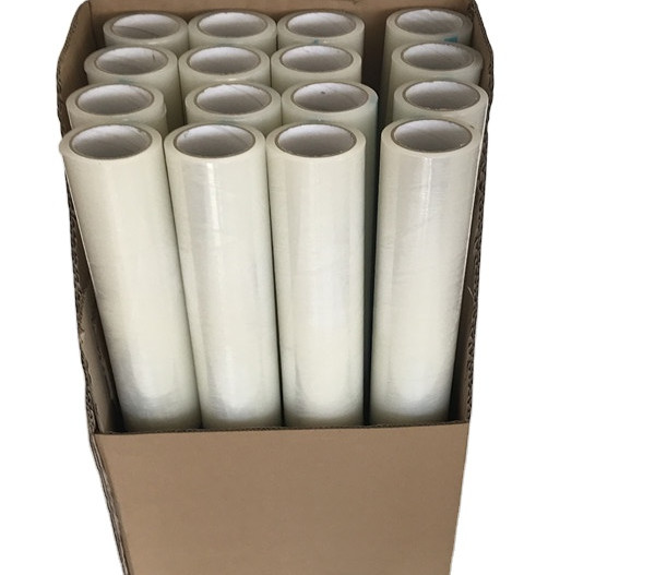 Clear Self - Adhesive Carpet Protection Film Plasticover Strong And Tear
