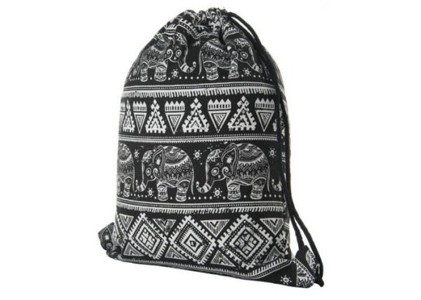 Buy Practical Canvas Drawstring Bags Hiking / Traveling / Shopping Use at wholesale prices