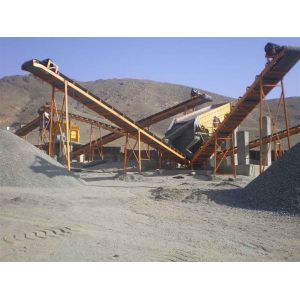 High capacity complete stone crushing plant