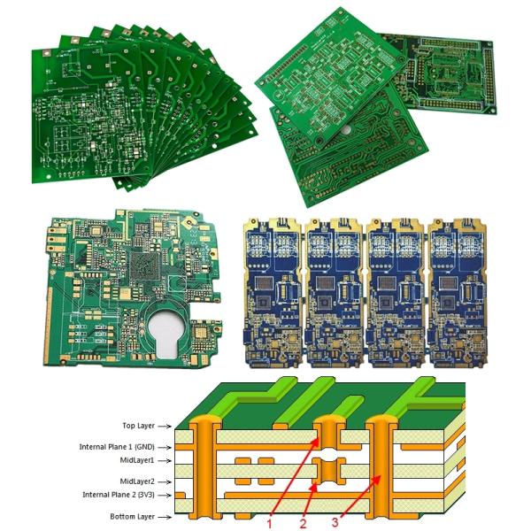 OEM 4 Layer PCB Board Design FR4 Electronic Circuit Quick Turn PCB Assembly