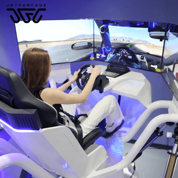42-Inch Triple Ultra VR Racing Leather Seats 3 Screen Racing Machine For Sale