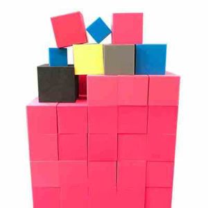 High Density Kids Playground Parts , Trampoline Foam Cubes Bulk