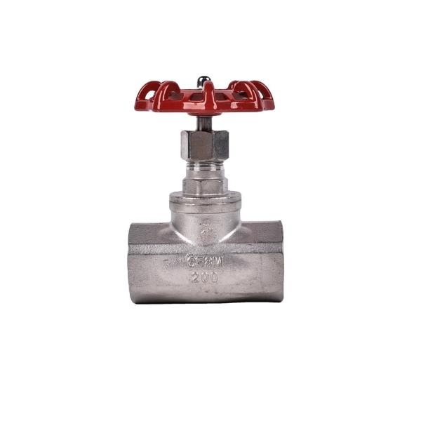 Buy Stainless Steel NPT Control DN15-80 Silver B Type Manual Casting Actuator Globe/Stop Valve at wholesale prices
